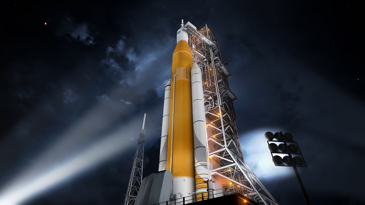 NASA May Put Astronauts on the Giant SLS Rocket&#8217;s First Flight—At Trump&#8217;s Request