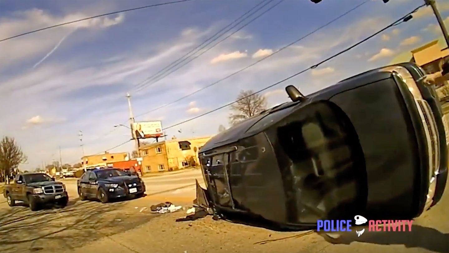 Dashcam Footage Captures Minivan Dragging Ohio Cop During Traffic Stop