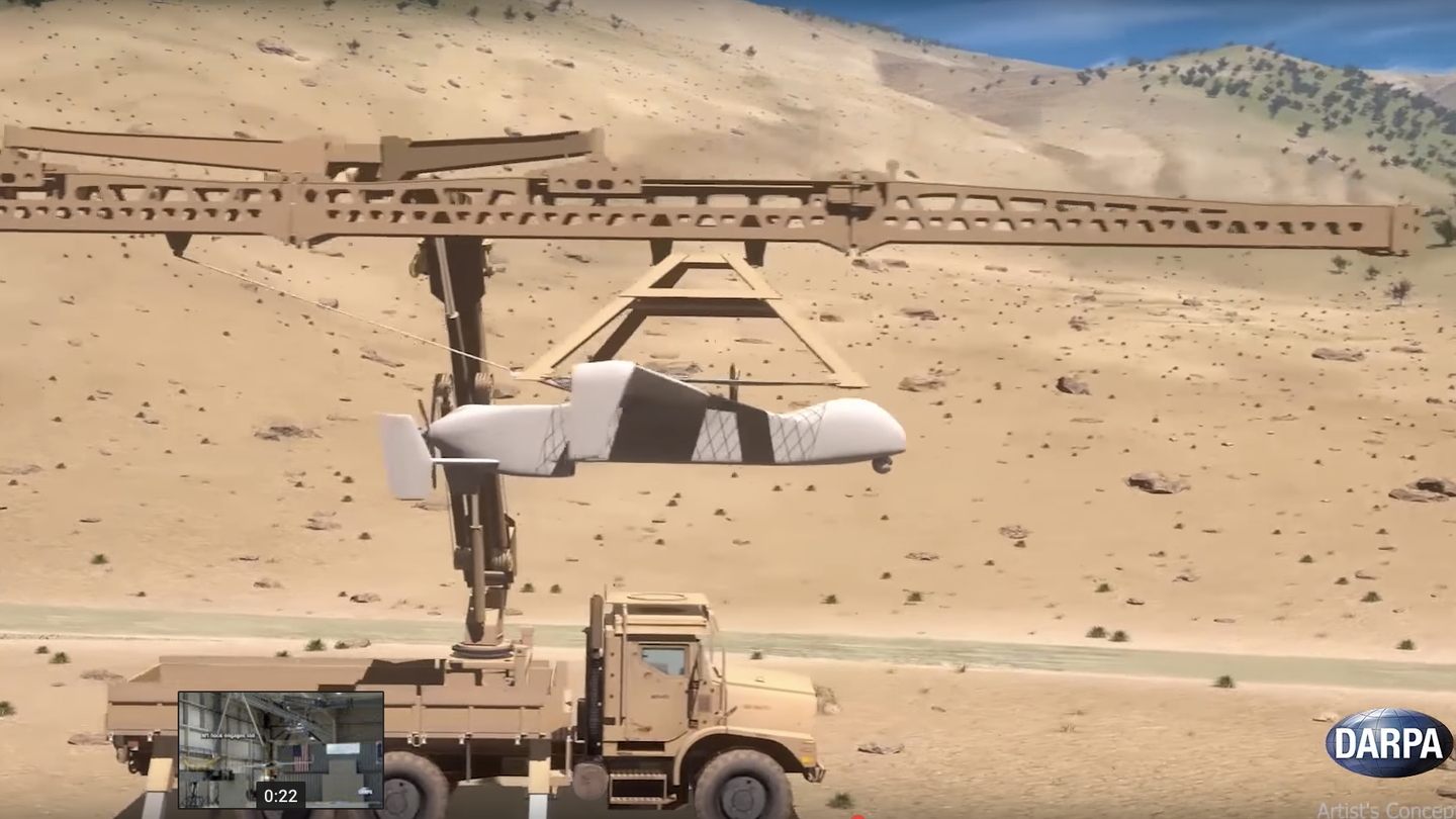 DARPA’s New Project Sidearm Snatches Drones From the Sky