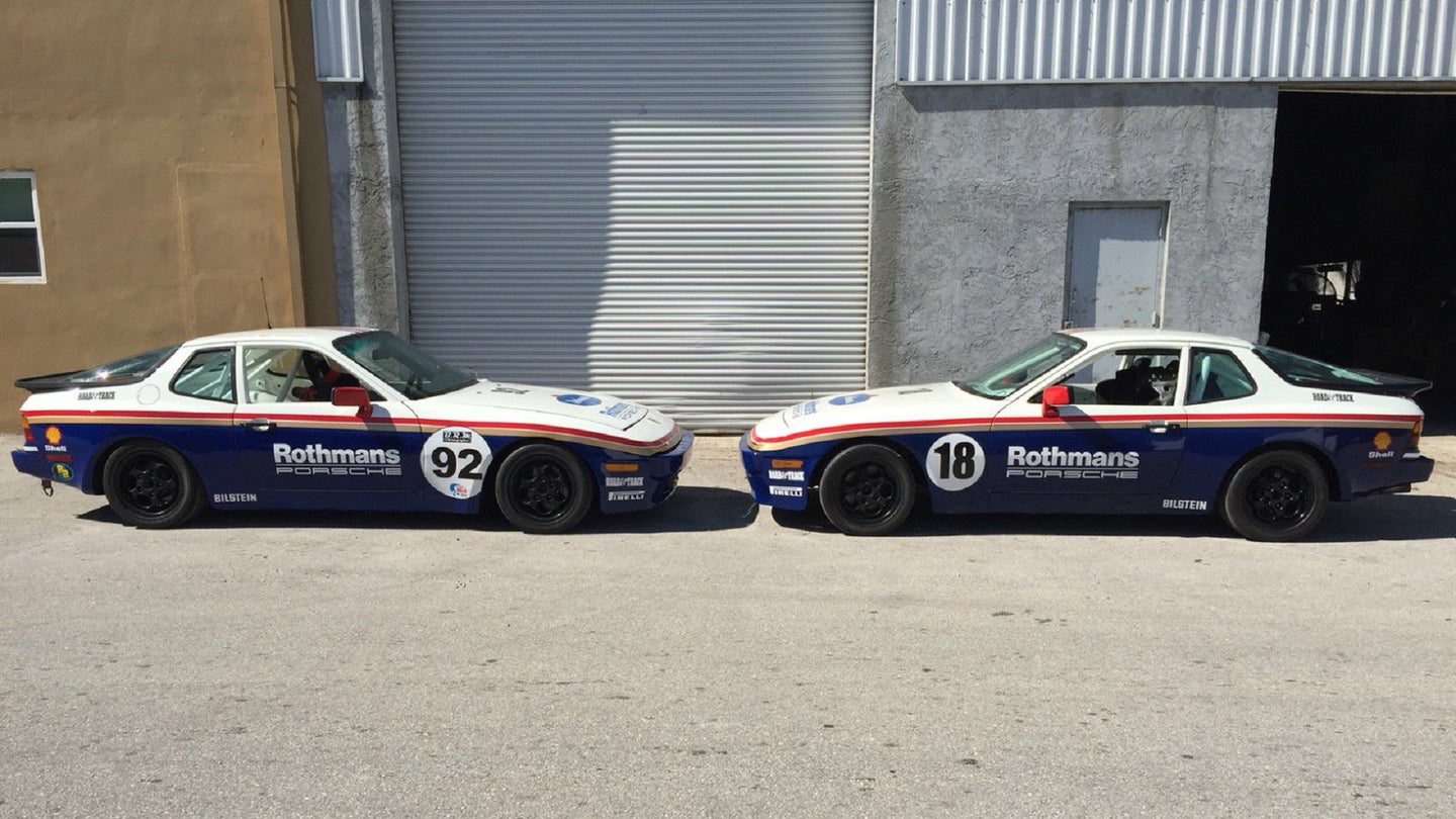 Start Your Own Vintage Racing Team With This Pair Of Rothmans Porsche 944s