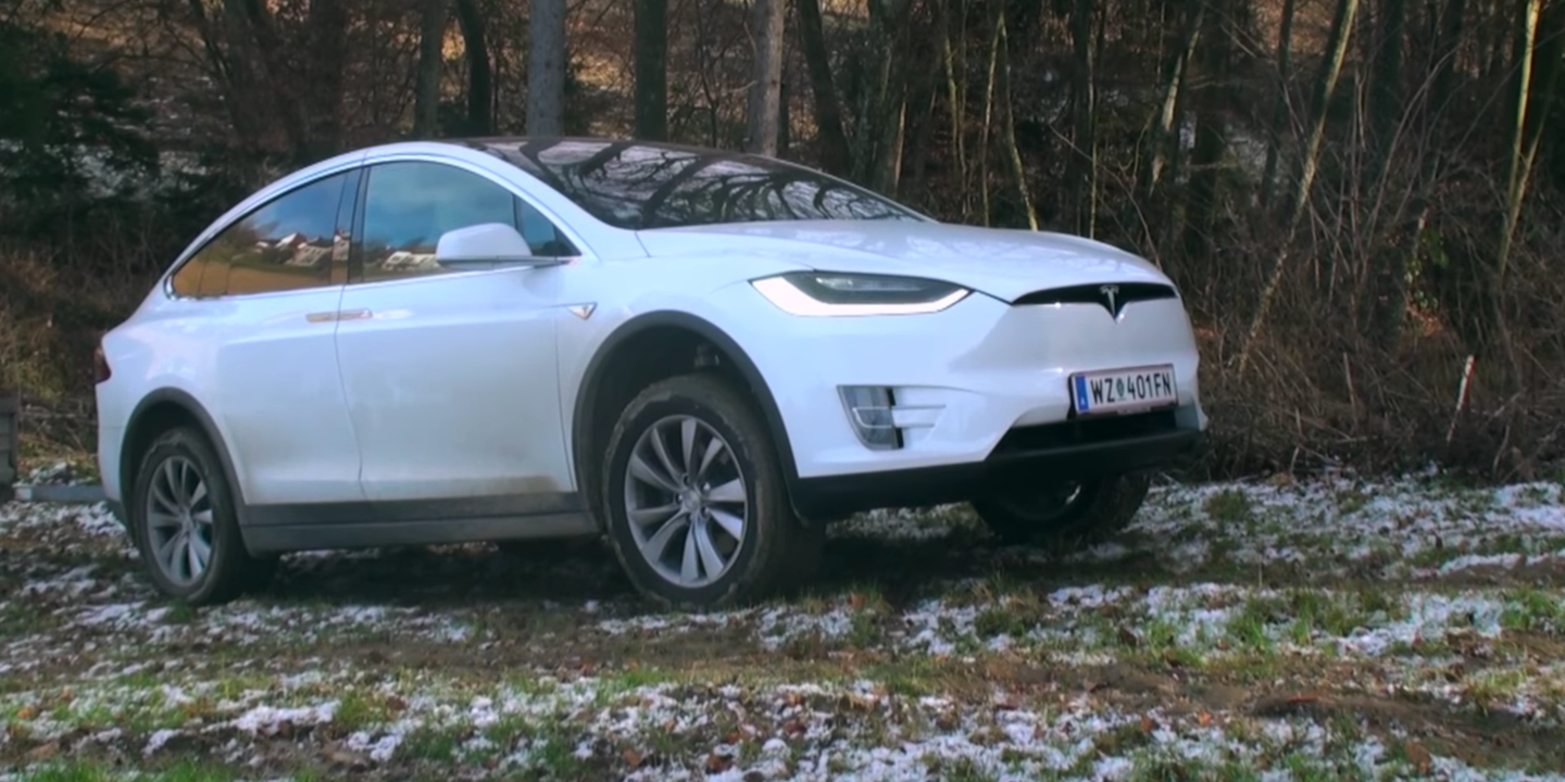 Tesla Model X Trying to Go Off-Road Is Hilarious, Sad, and Slightly Impressive