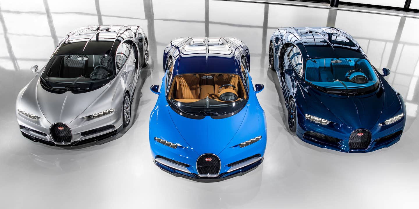 Watch the First Bugatti Chiron Customer Cars Leave the Factory