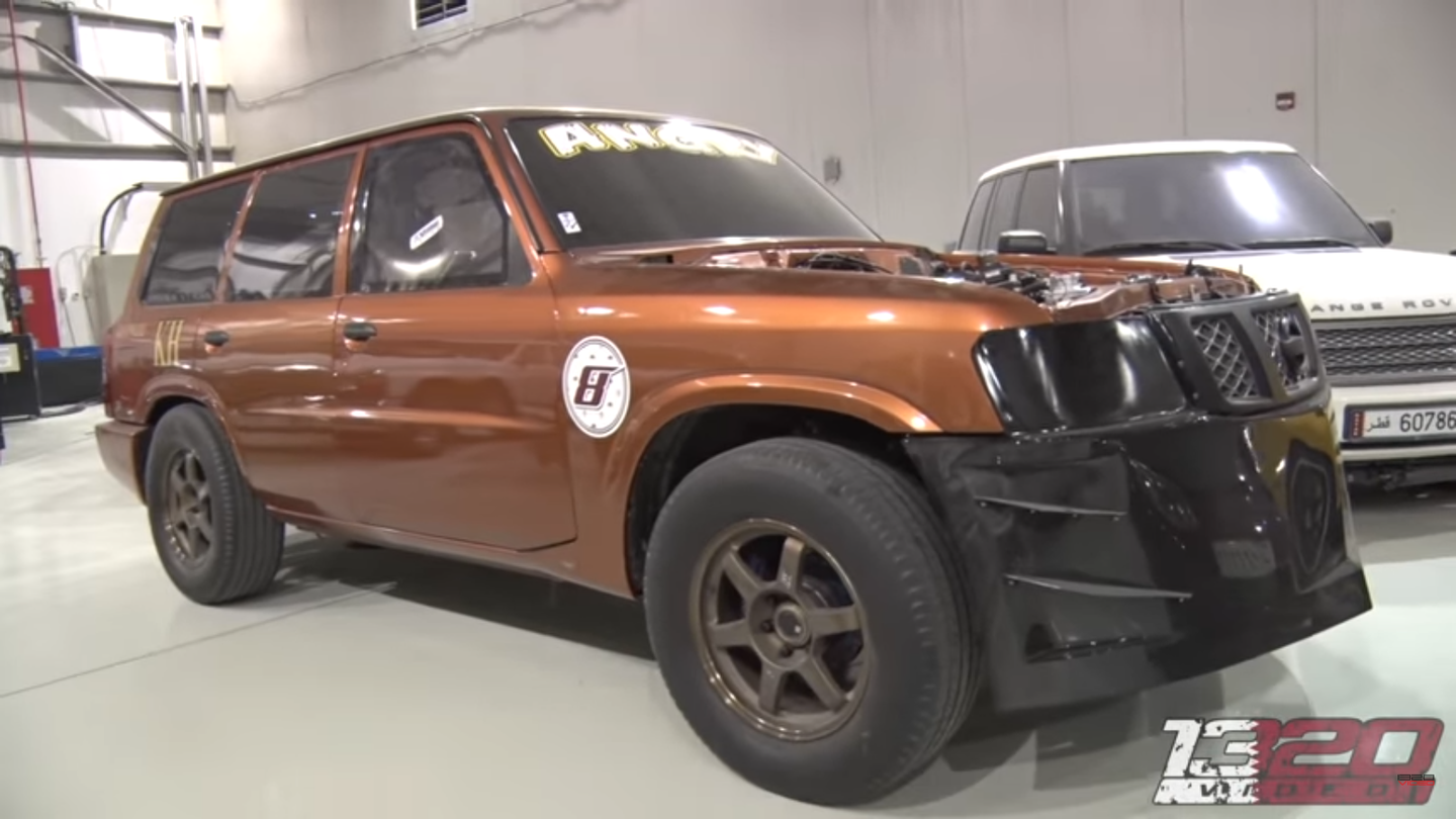 Watch This 2,000 HP Nissan Patrol Hit 207 MPH in the Half Mile