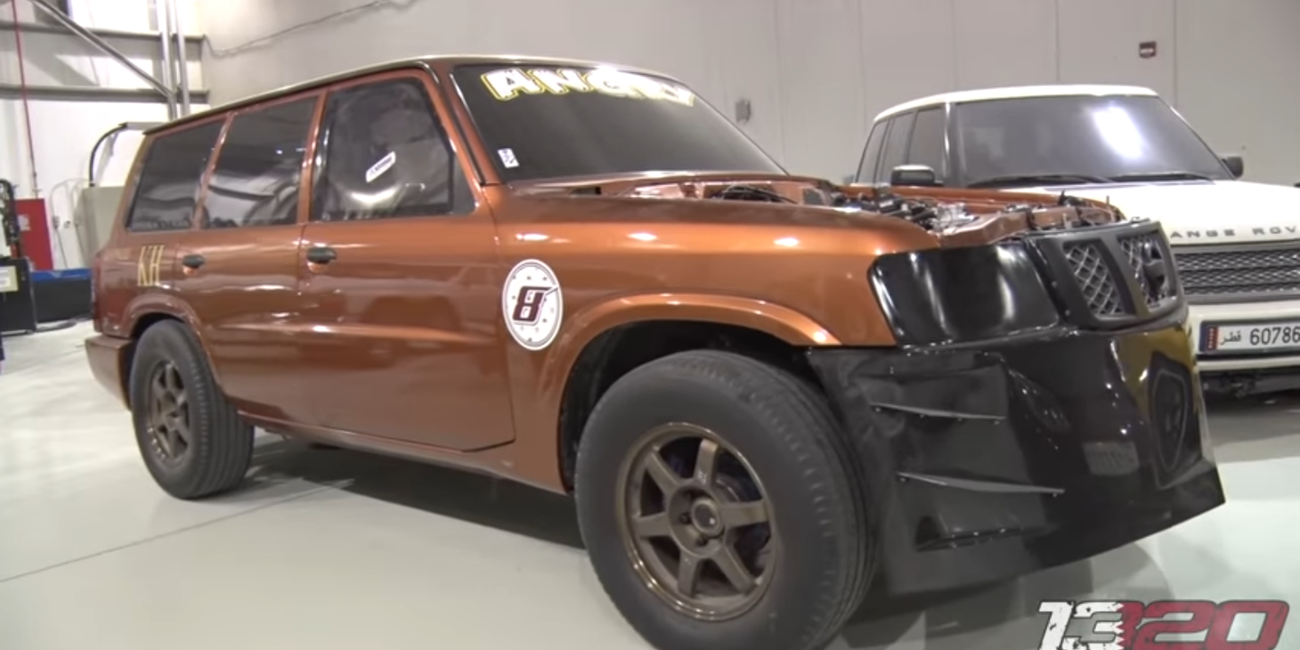 Watch This 2,000 HP Nissan Patrol Hit 207 MPH in the Half Mile