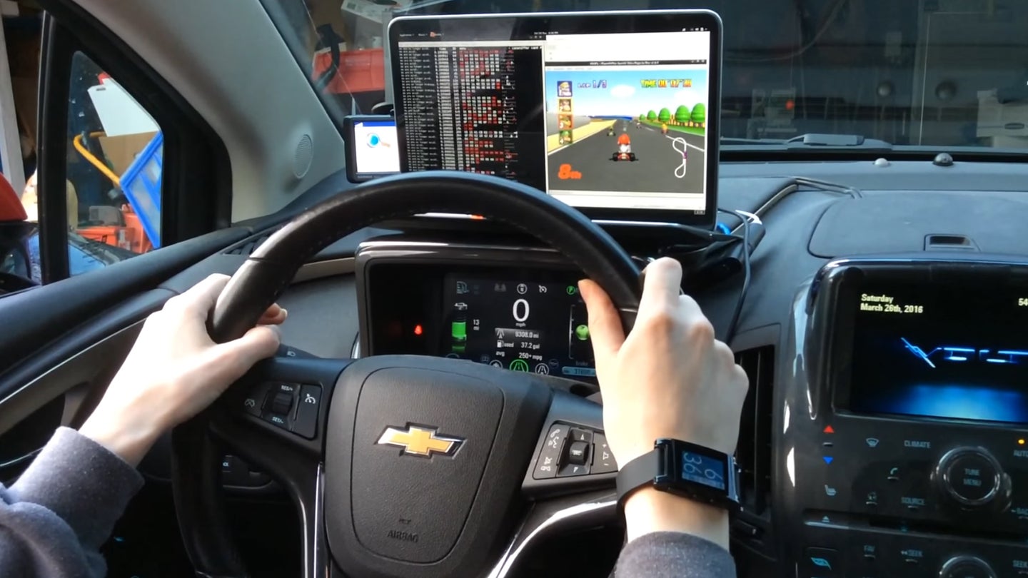 You Can Use Your Chevy Volt to Play Mario Kart