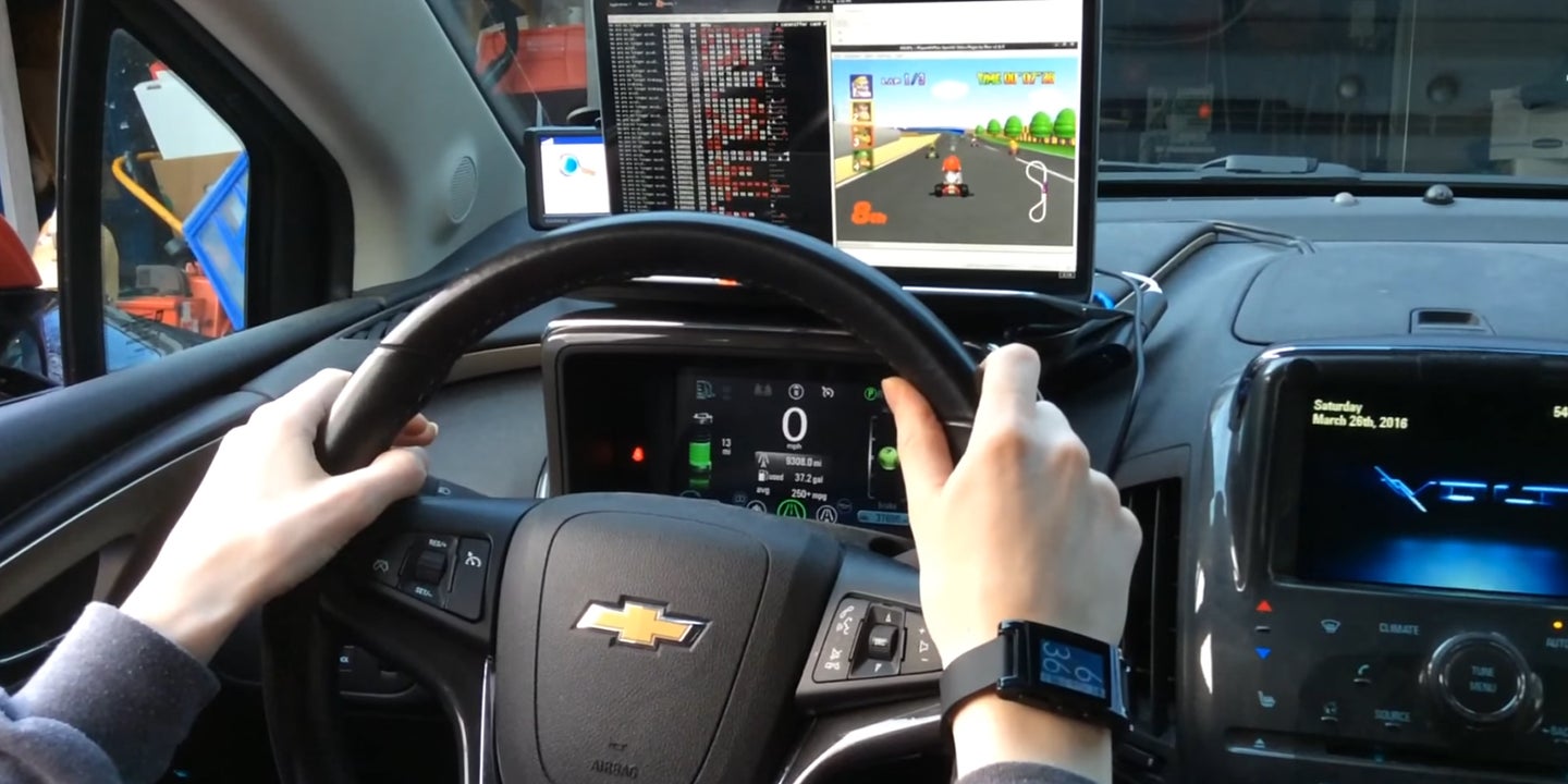 You Can Use Your Chevy Volt to Play Mario Kart
