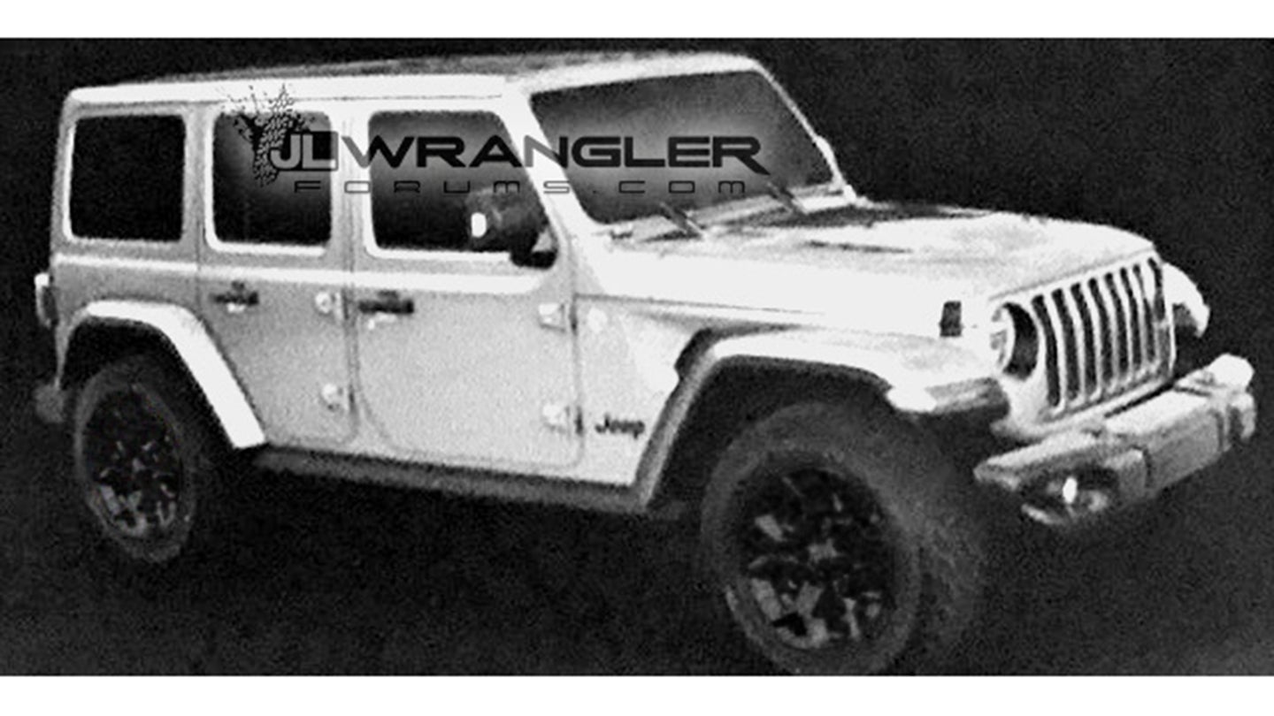 New 2018 Jeep Wrangler Unlimited Images Leaked