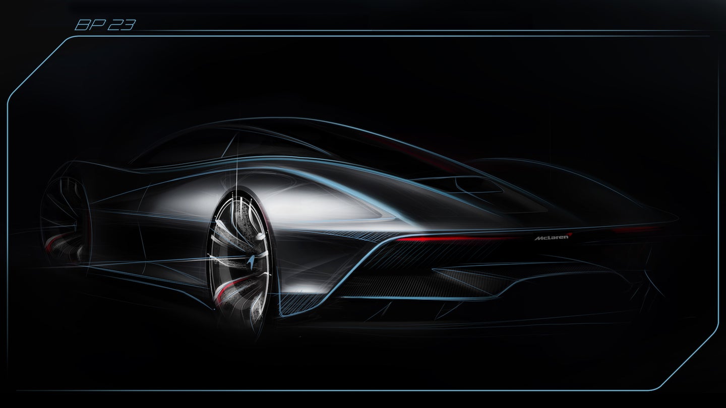 McLaren&#8217;s New Three-Seat Hybrid Hypercar Will Be the Most Powerful McLaren Yet