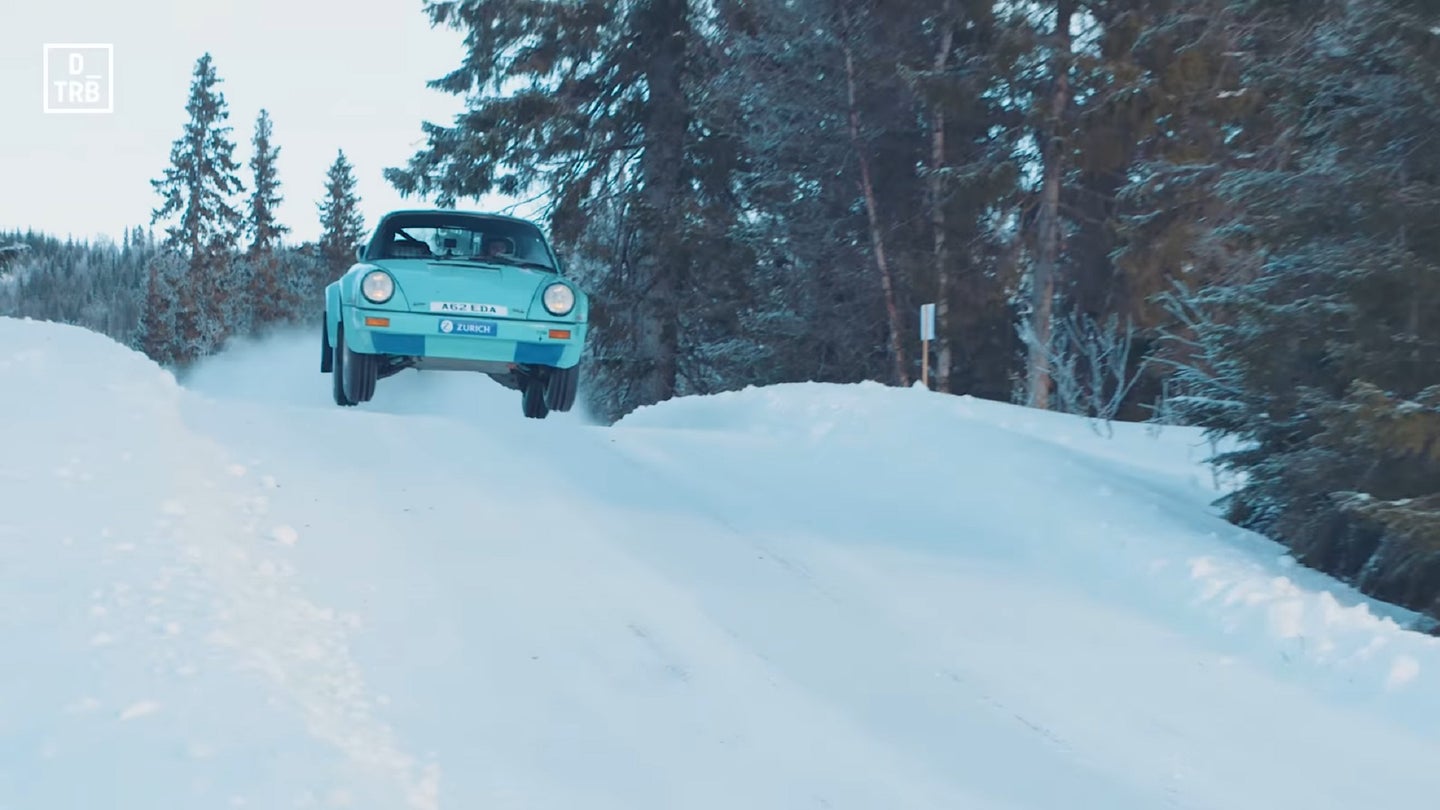 Experience The Beauty Of Tuthill&#8217;s 911 SC/RS On A Snowy Rally Stage