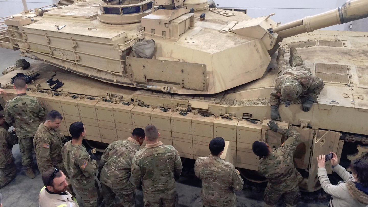 U.S. Army M1 Abrams Tanks in Europe Are Getting Explosive Reactive Armor