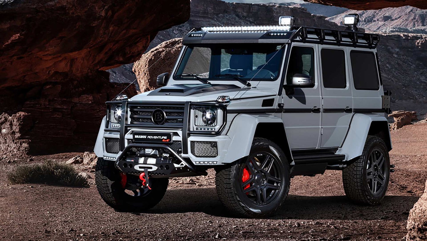 Brabus Manages to Make the Mercedes G550 4×4² Even More Ridiculous