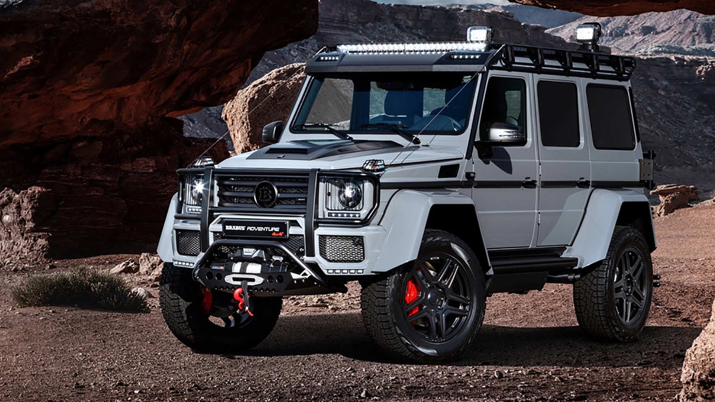 Brabus Manages to Make the Mercedes G550 4×4² Even More Ridiculous