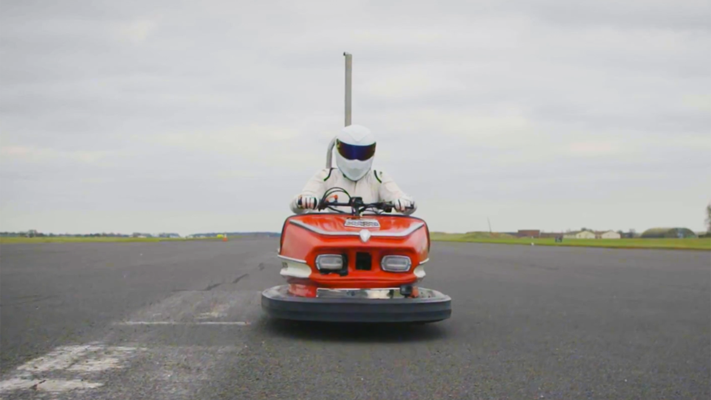 Watch the Stig Attempt a New Speed Record—in a Bumper Car
