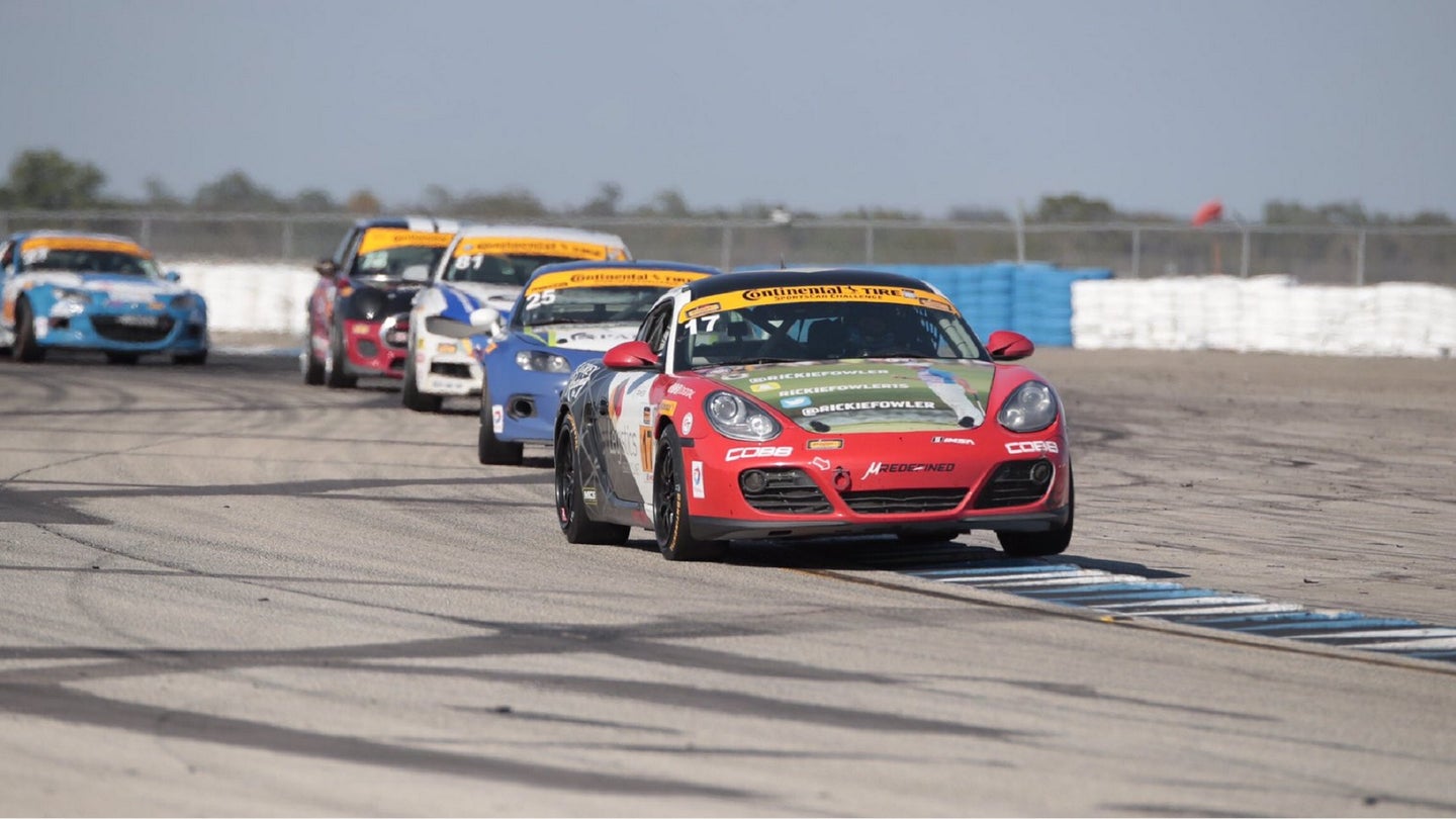 Cayman GT4s Stumble In Sebring Continental Tire Challenge Round