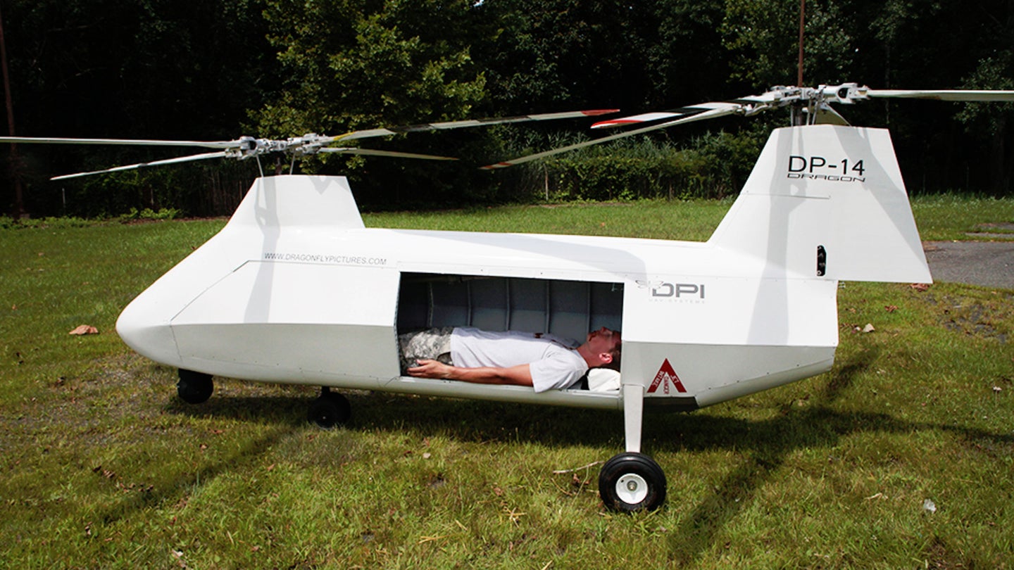 This Crazy Tandem Rotor Drone May One Day Rescue U.S. Army Casualties