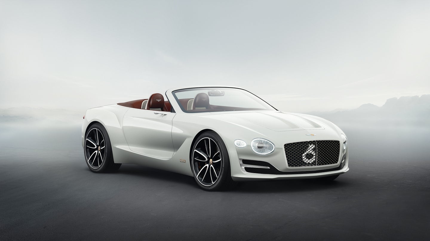 Bentley EXP 12 Speed 6e: Like That Other Sexy Bentley Concept, But Electric and Convertible