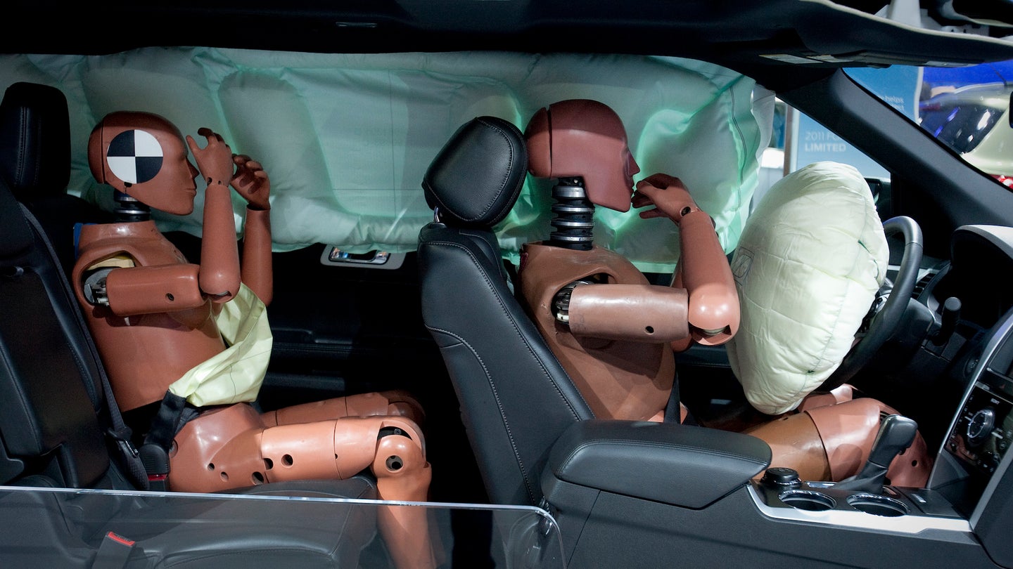 Ford Patents High-Tech Headliner Airbag Designed to Make Rollover Crashes Safer