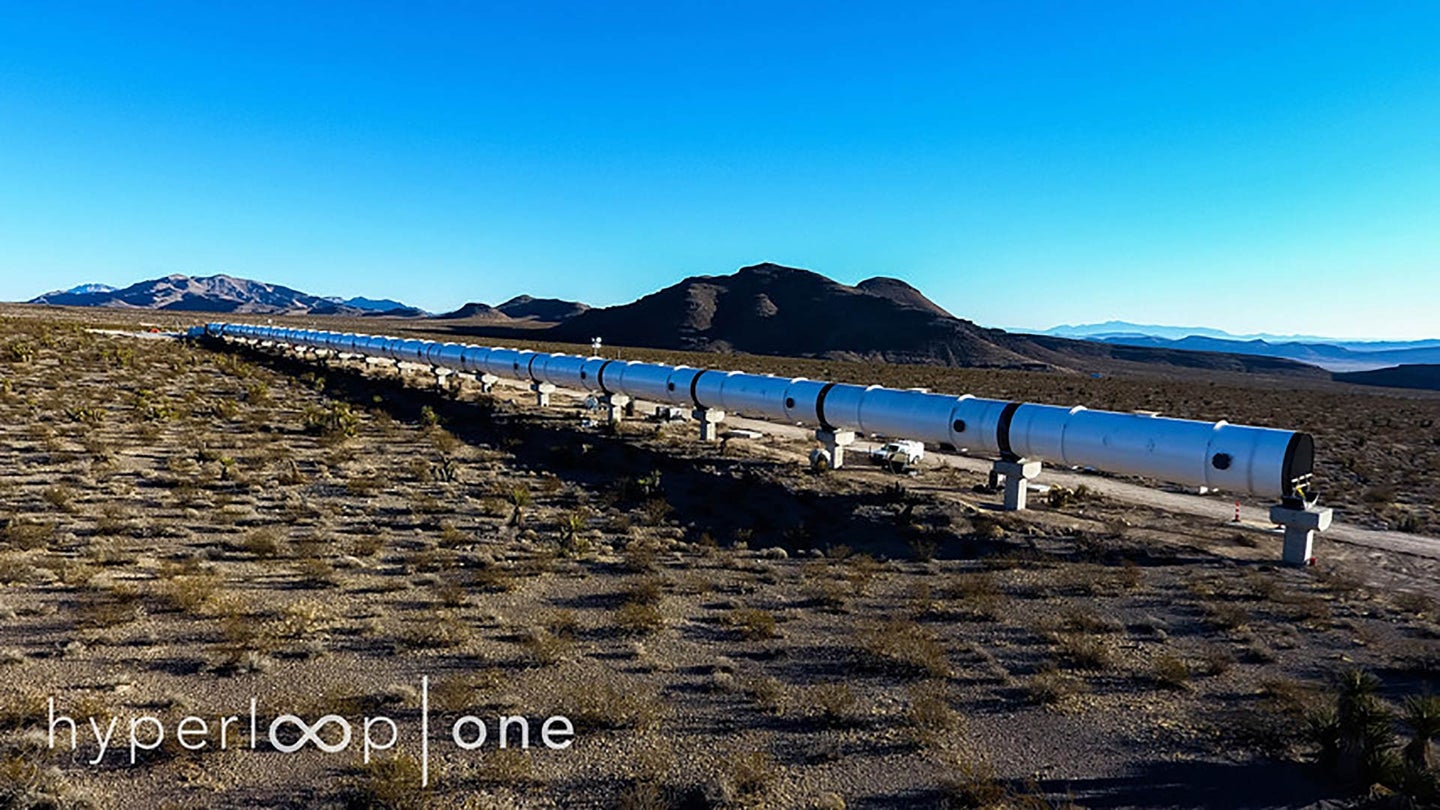 HyperLoop One Releases Images of Their Full-Scale Test Track