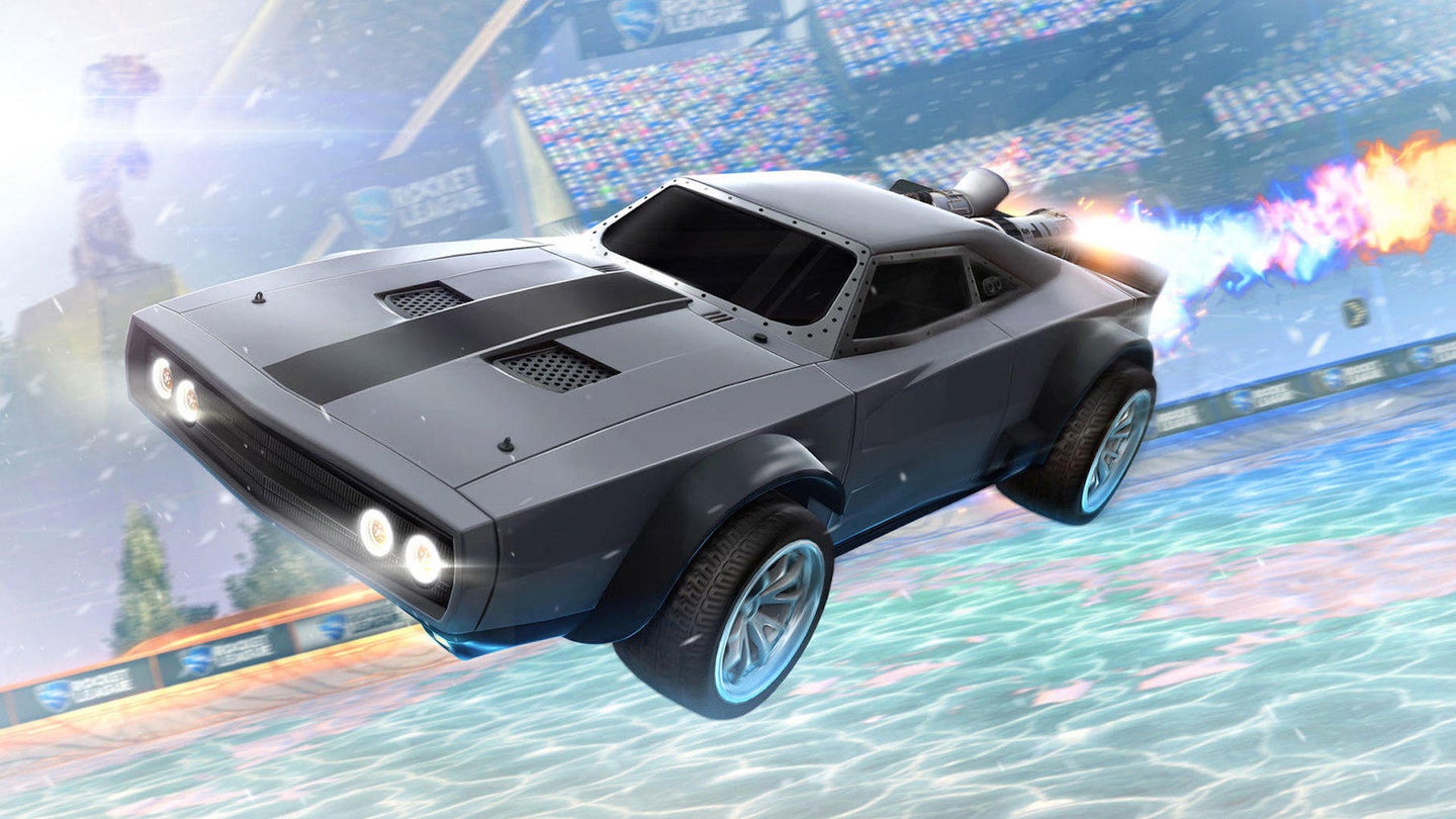 Rocket League Scores the Fate of the Furious Dodge Charger