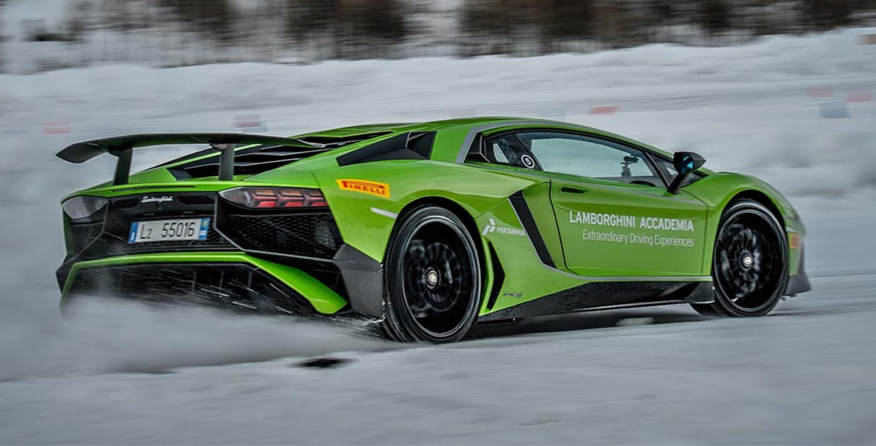 Experience Lamborghini Winter Driving Accademia With This Video