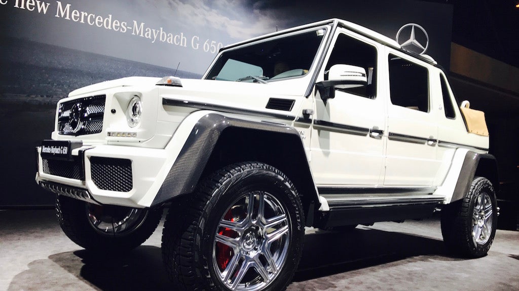 2018 Mercedes-Maybach G650 Landaulet Is the Most Expensive SUV Ever Made
