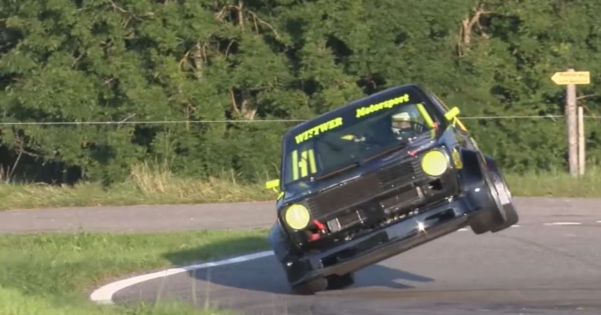 Listen to This Angry MK1 VW Golf Attack a Swiss Hillclimb