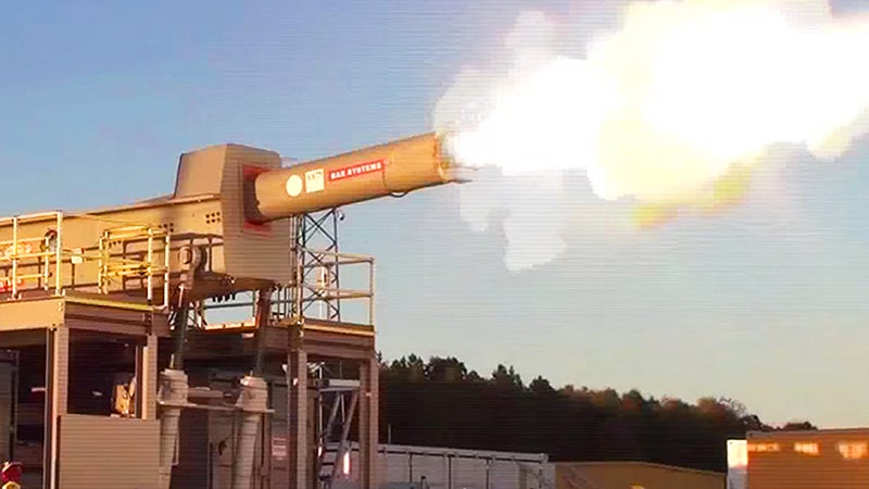 Watch the U.S. Navy Test Fire Its Much Touted Railgun