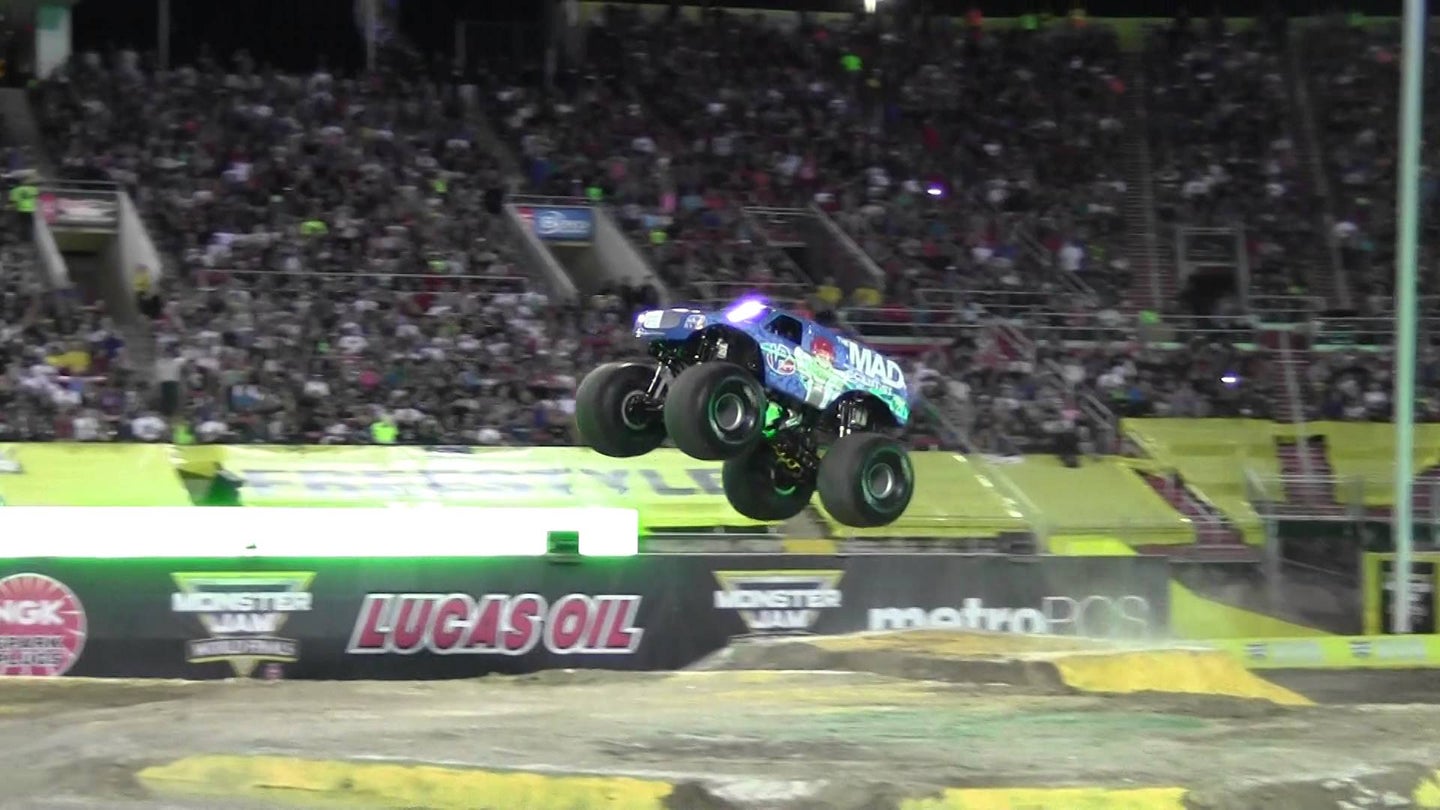 Watch The First Ever Monster Truck Front Flip