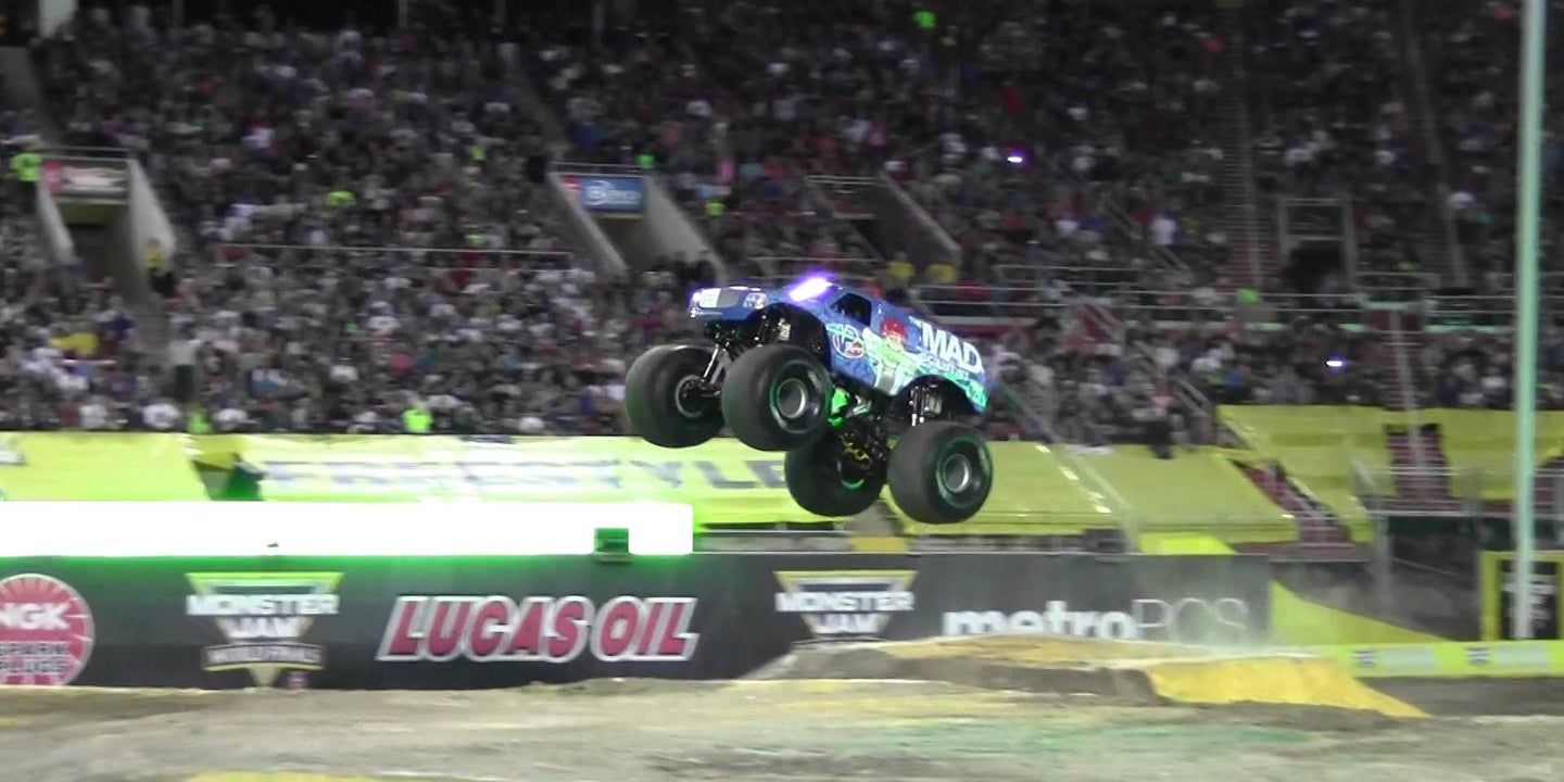 Watch The First Ever Monster Truck Front Flip