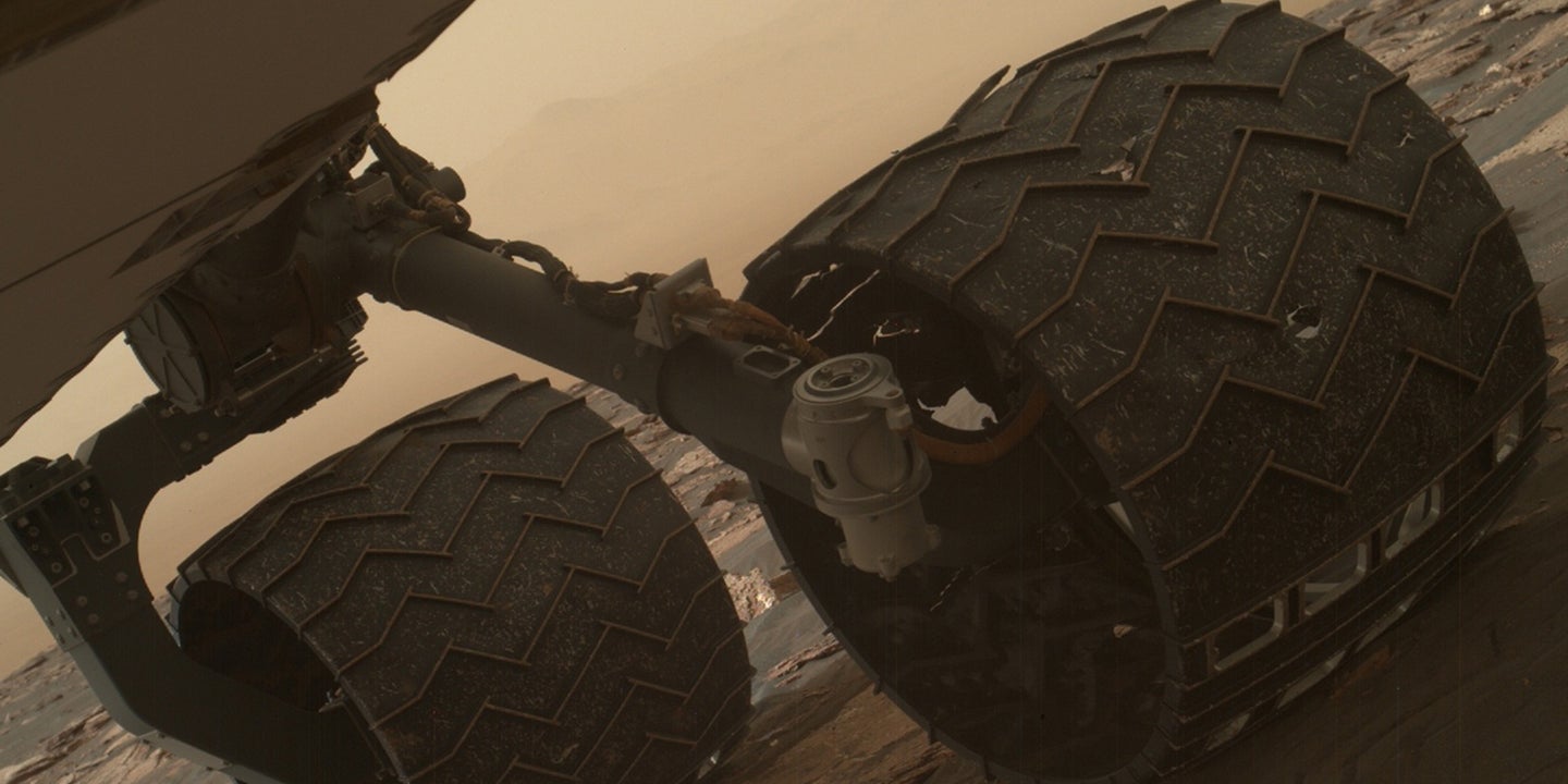 Mars Rover Curiosity’s Wheel Has More Damage
