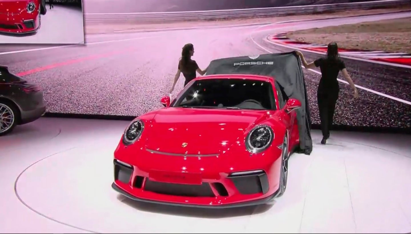 Porsche’s Geneva Press Conference In Screen Shots