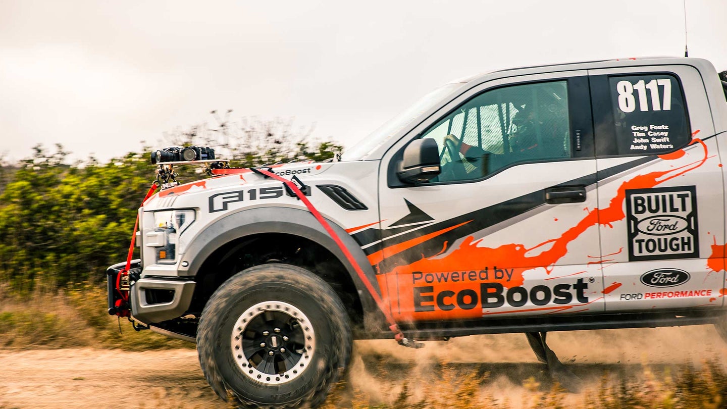 Ford Releases VR Video of 2017 F-150 Raptor Racing in the Baja 1000