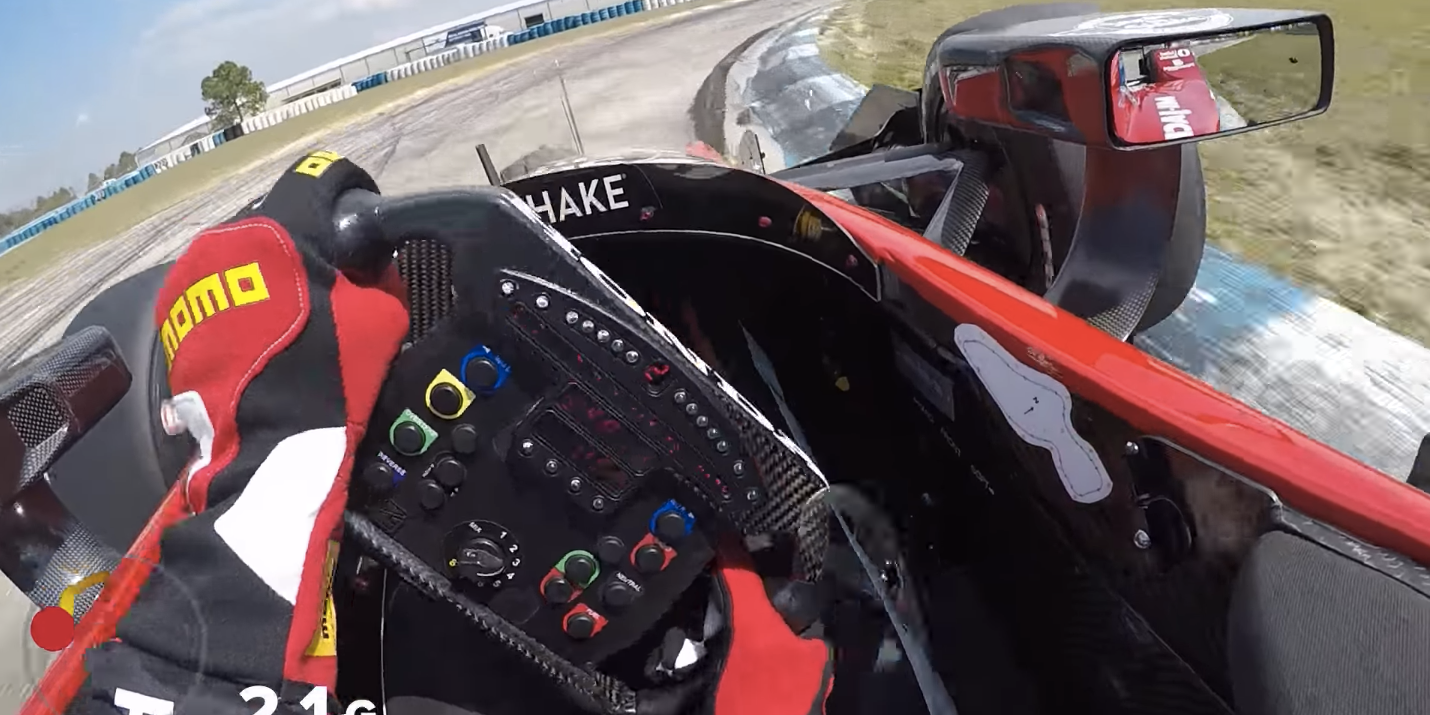 Watch Graham Rahal Muscle His IndyCar Around Sebring
