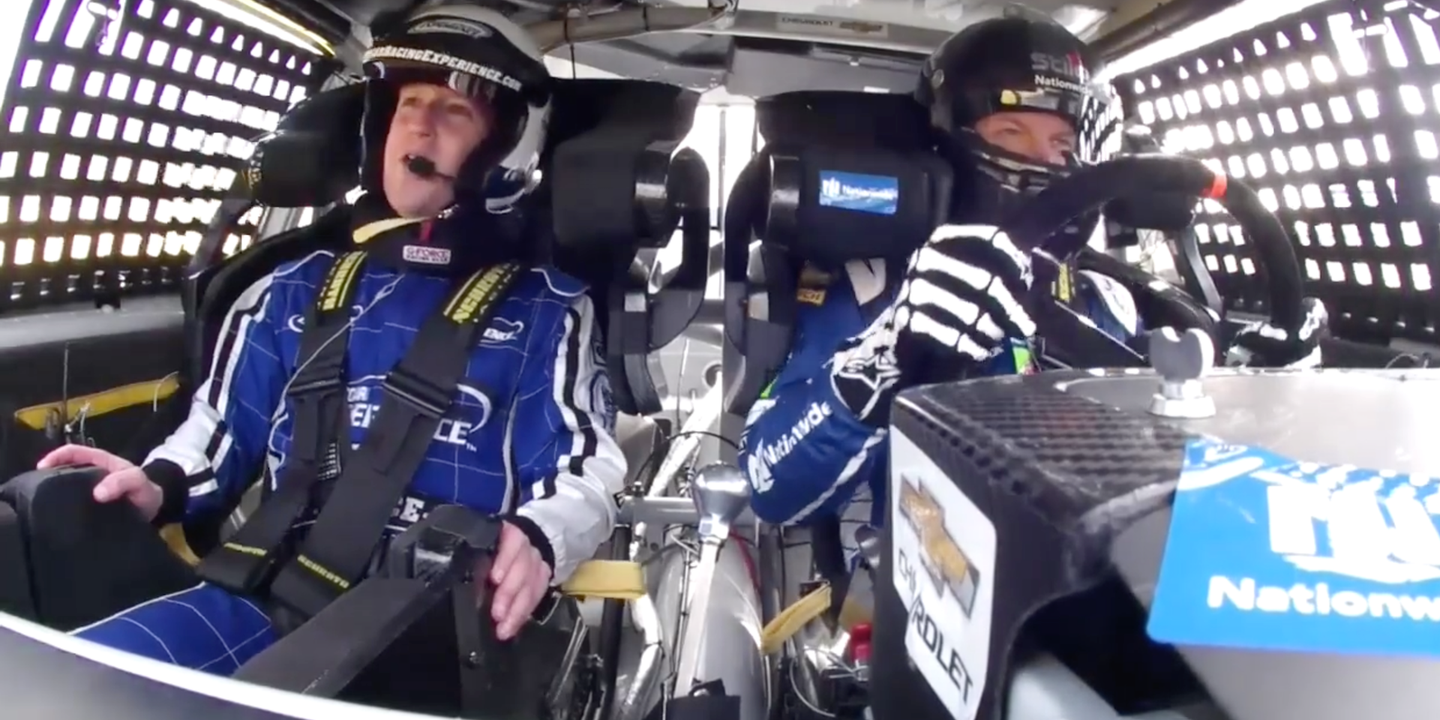 Watch Dale Earnhardt Jr. Take Mark Zuckerberg for a Fast NASCAR Ride