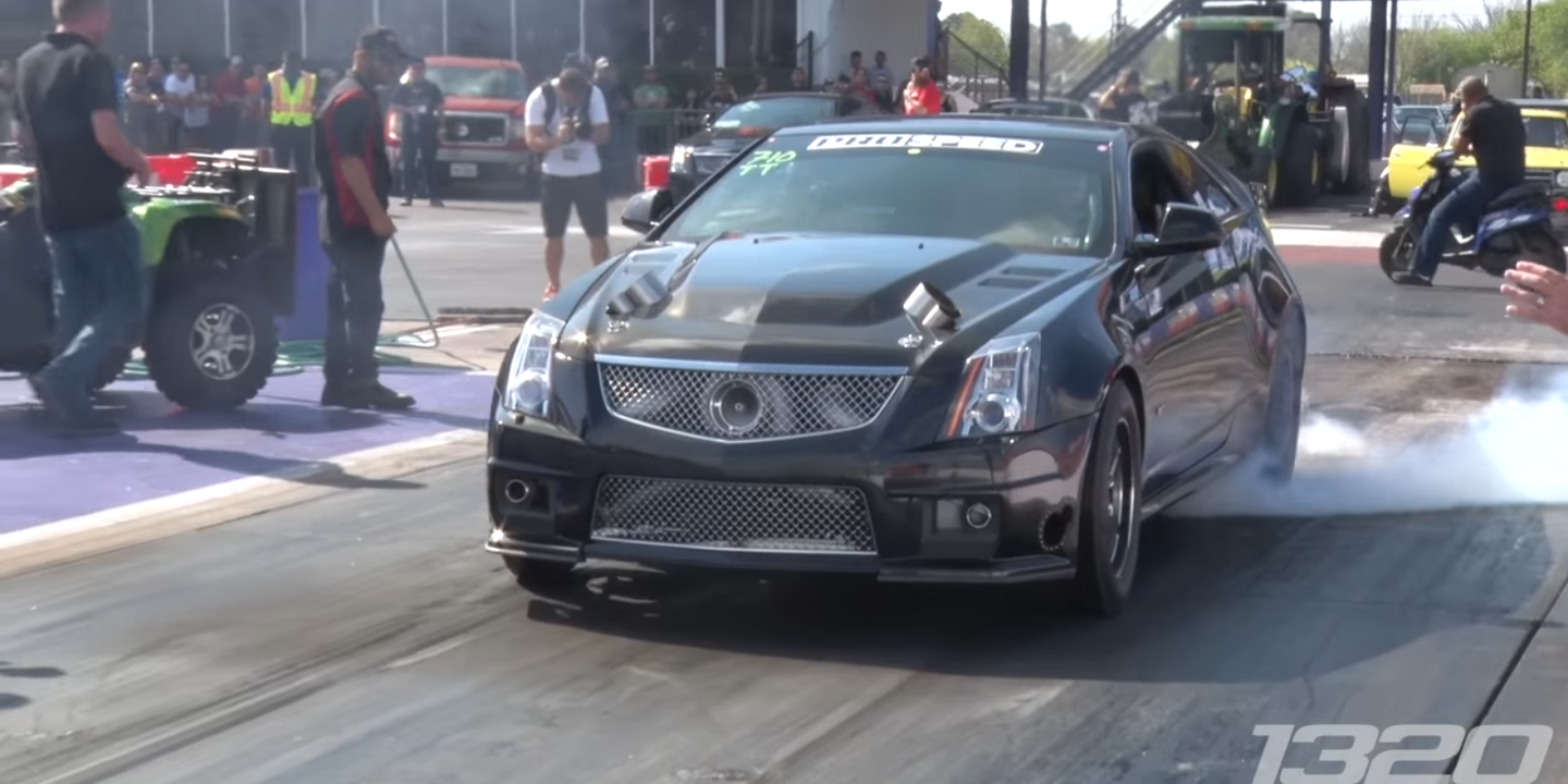 This Cadillac CTS-V Runs a Quarter-Mile in 7 Seconds