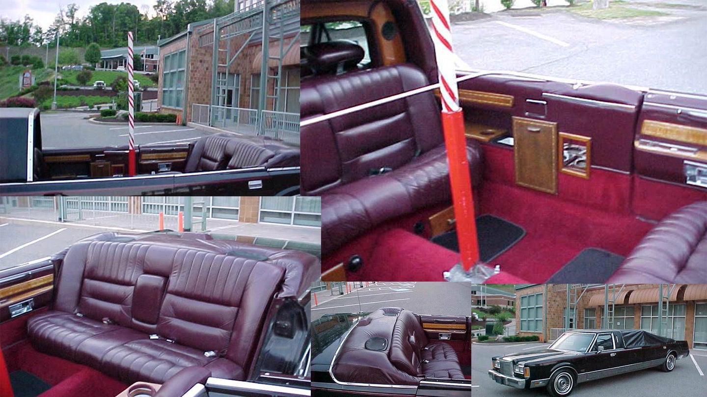 Check Out This 1988 Lincoln Town Car With A Stripper Pole