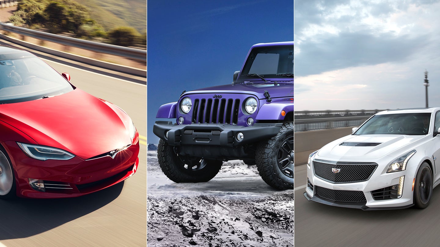 Tesla, Jeep, Cadillac Top the Ranks of Most American-Made Cars