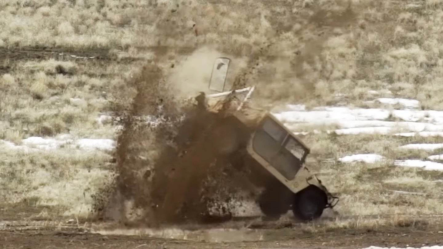 Watch A-10s Lob Laser-Guided Bombs At Remote-Controlled Humvees