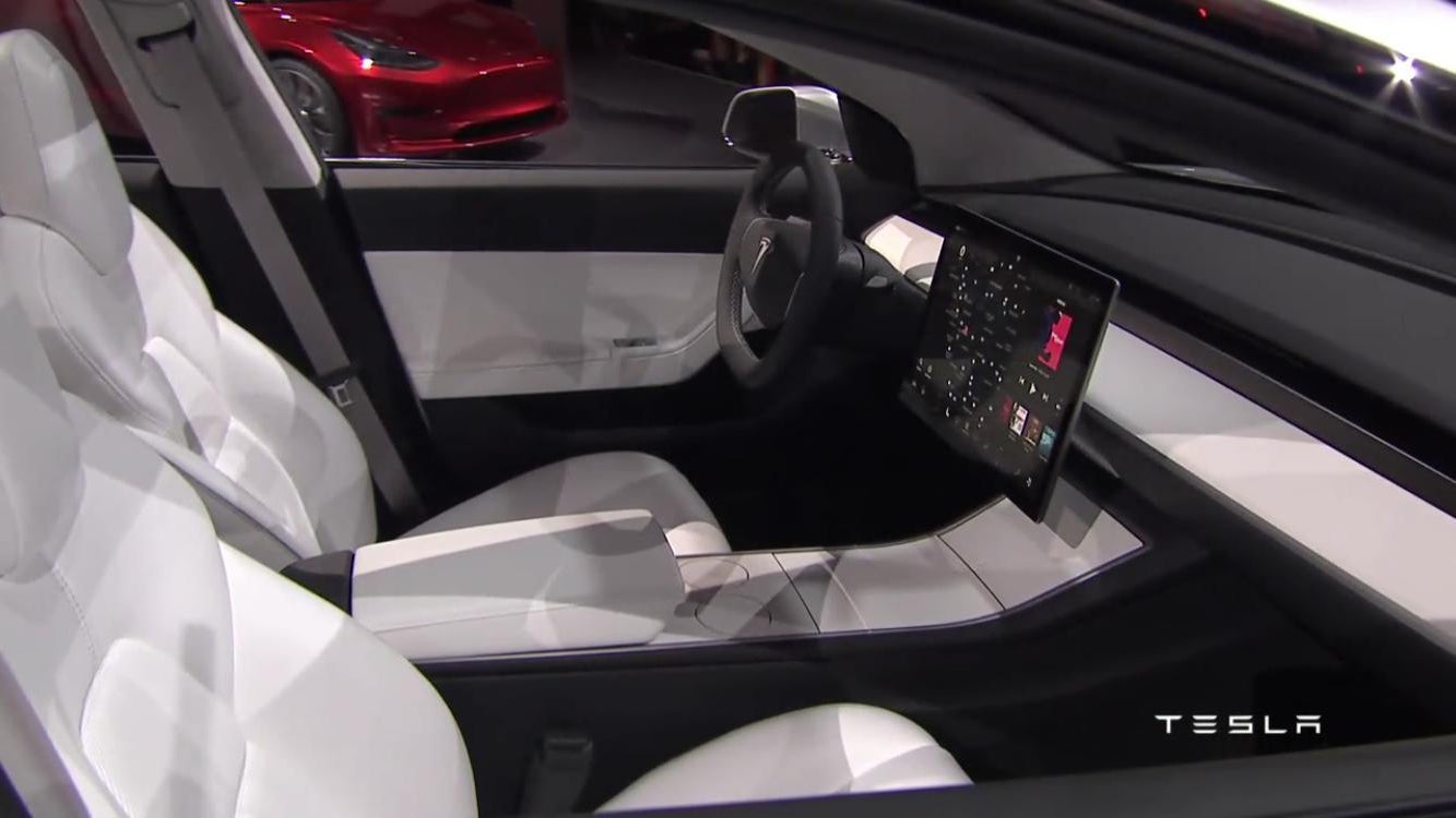 Tesla Model 3 Won&#8217;t Have an Instrument Panel, Elon Musk Confirms