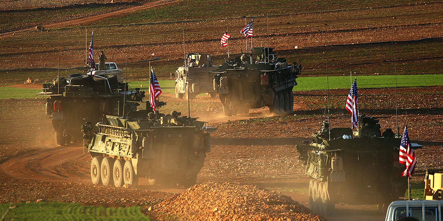 US Stryker Deployment to Manbij, Syria Appears to Have Been a Blocking Move