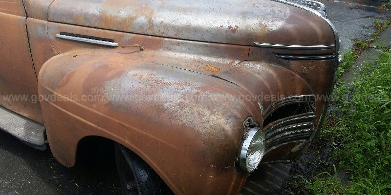 A 1940 Plymouth Roadking Two Door Coupe Is Up For Auction At Govdeals