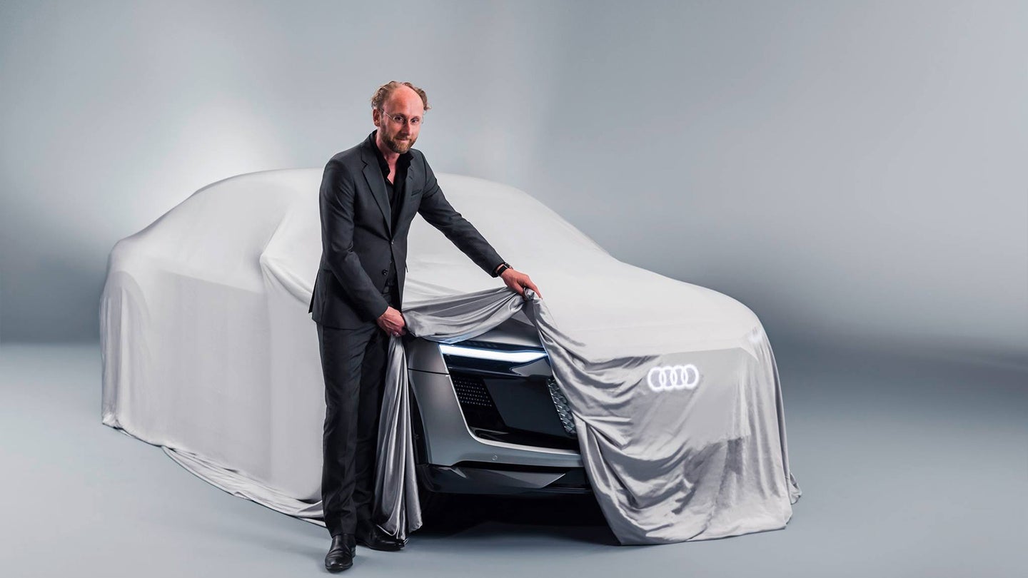Audi Reveals Teaser of Futuristic E-Tron Sportback Concept