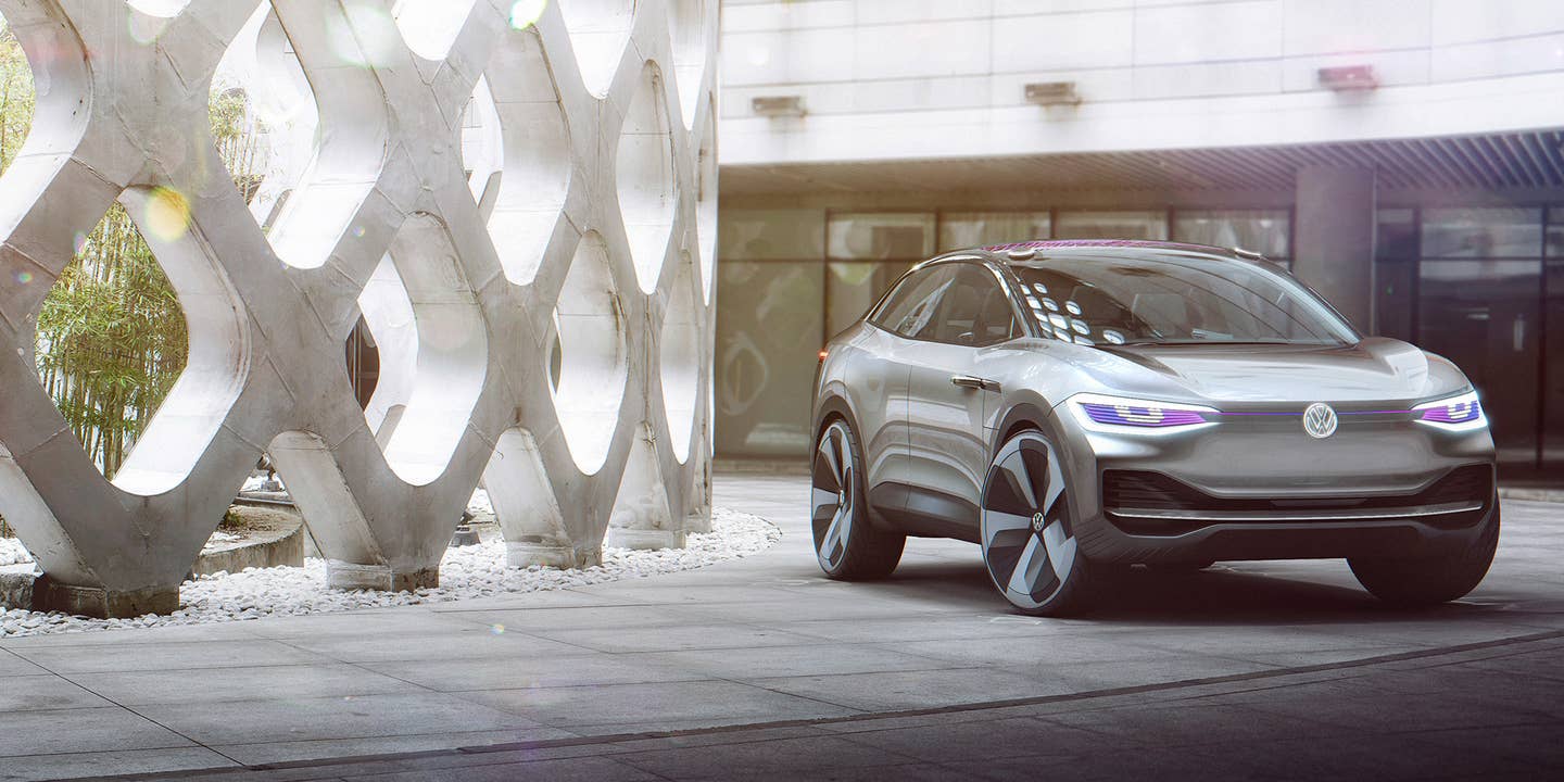 VW Shows Off Newest Member of I.D. Electric Car Family with Crozz Concept