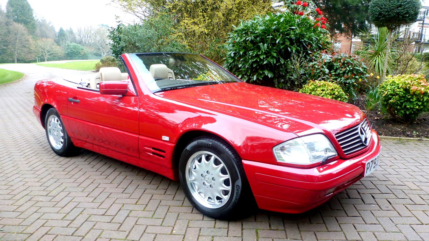 Rich Owner Abandoned This 81-Mile 1996 SL500 After Losing Her Keys