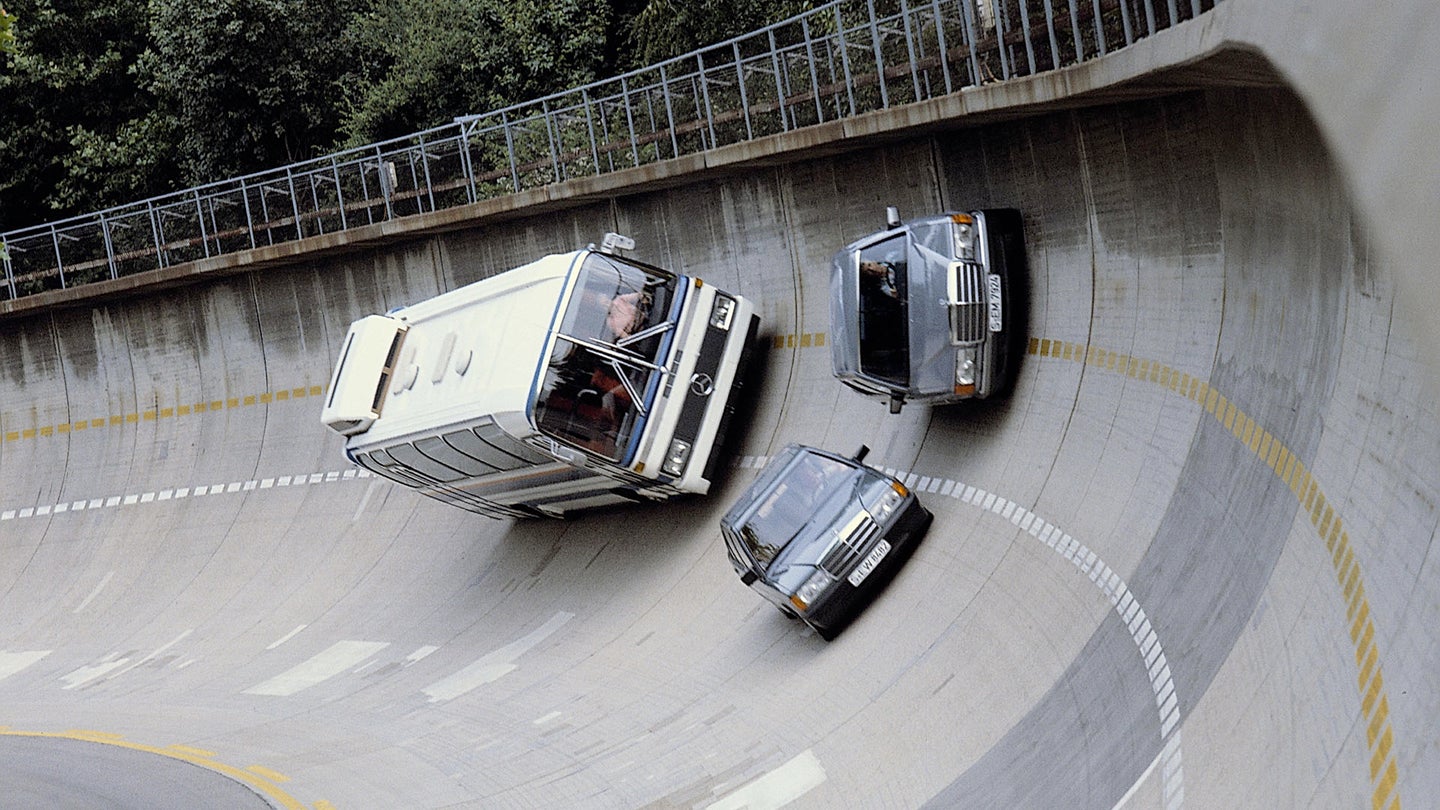 Mercedes-Benz’s Famous High-Banked Test Track Turns 50
