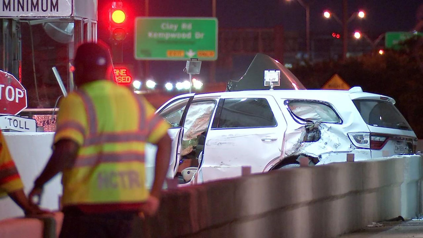 Dodge Durango Plows Into Two Cars at Tollbooth in Fatal Houston Crash
