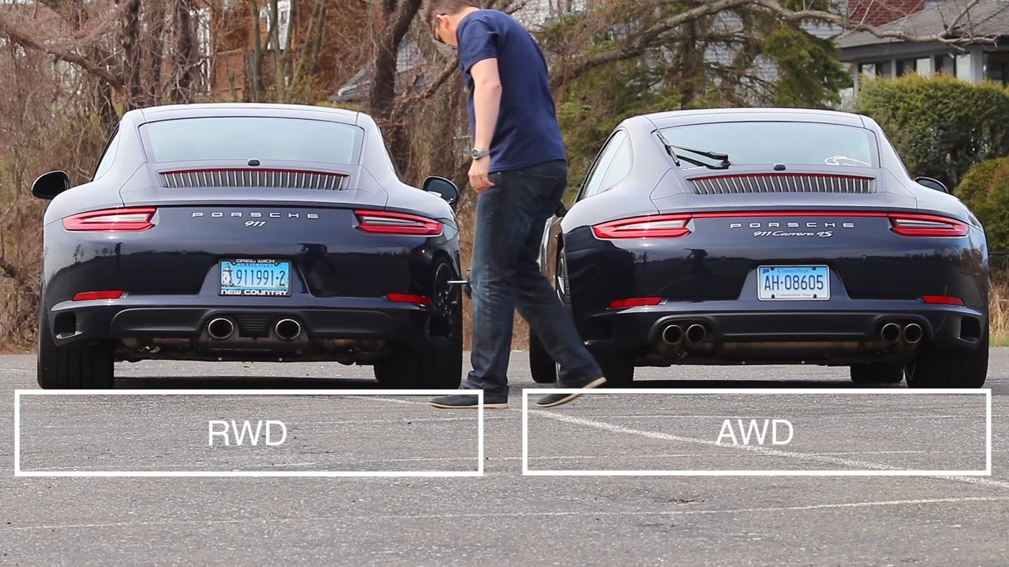 How Different Are RWD 911s From AWD 911s? | The Drive