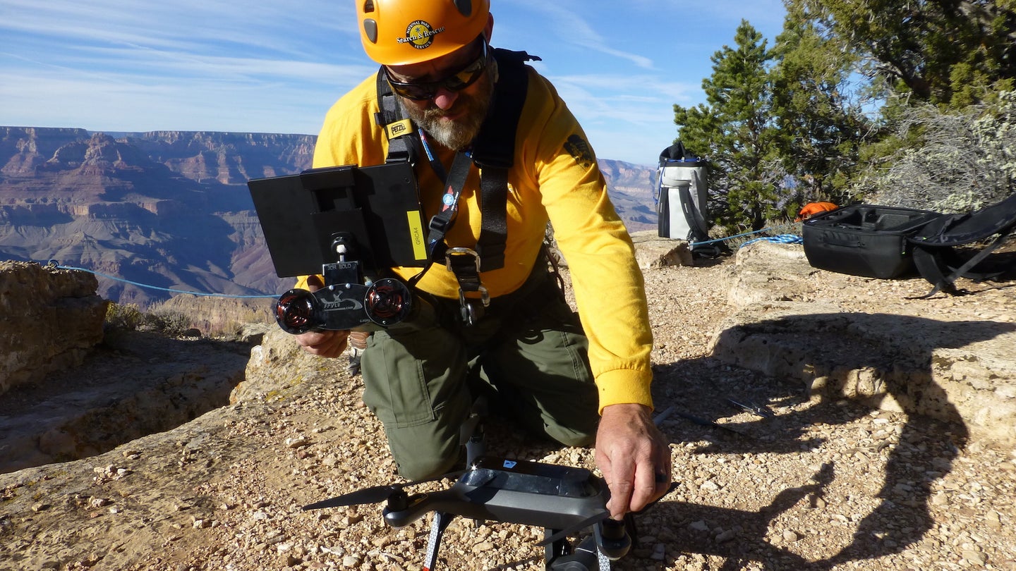 Grand Canyon Park Rangers Use Drones to Search for Missing Hikers