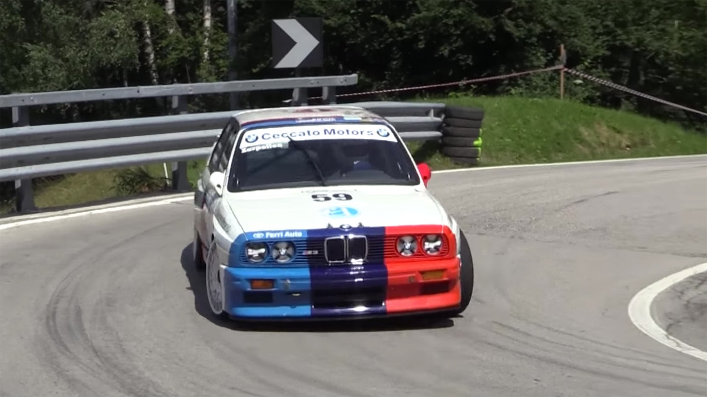 Listen to This E30 BMW M3 Scream Up an Italian Hillclimb
