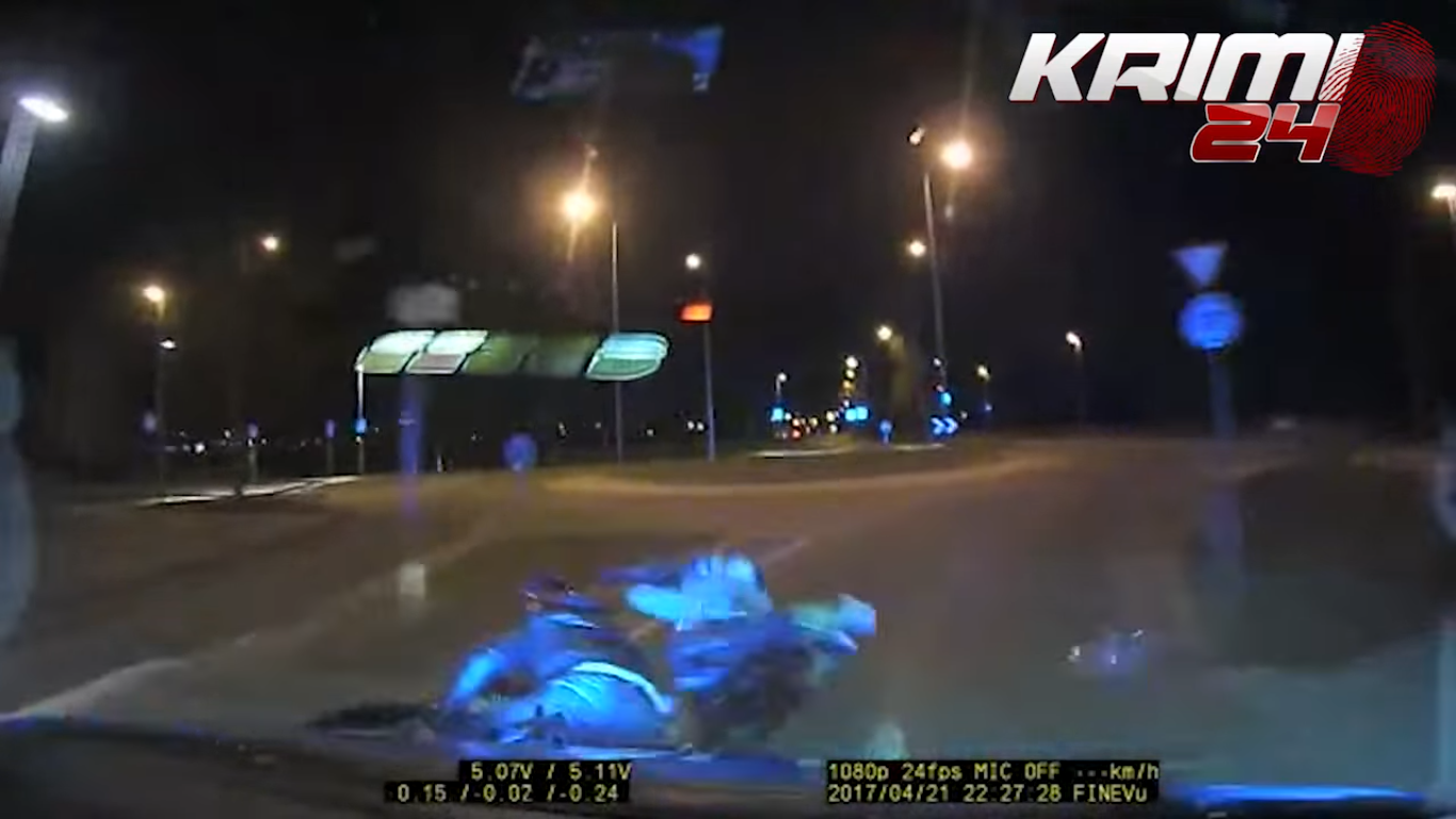 Watch Estonian Police End a Bike Chase—the Fast Way